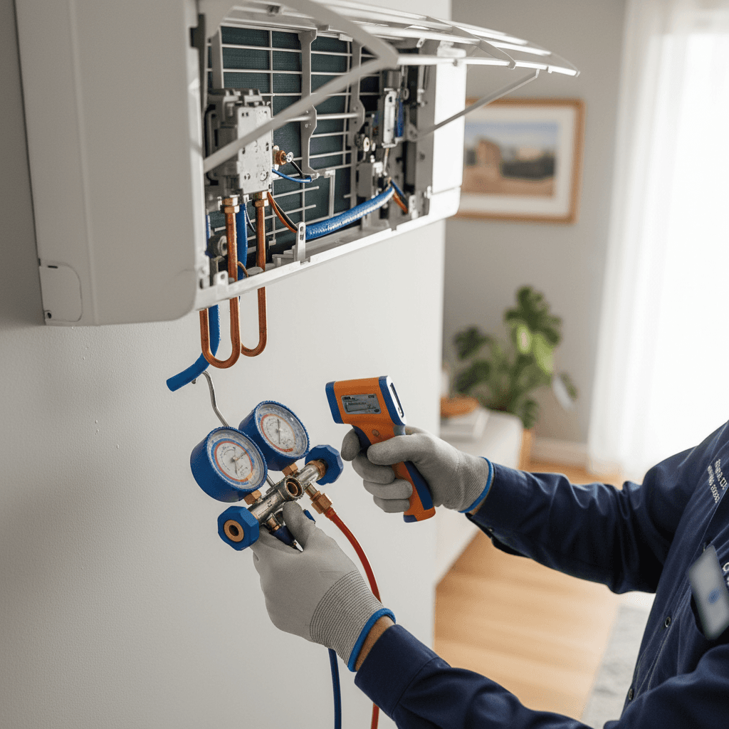 Air conditioning installation